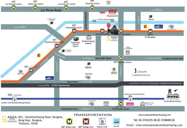 St. James Hotel's Map
